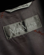 "Max Mara" Stitch design draping chester coat