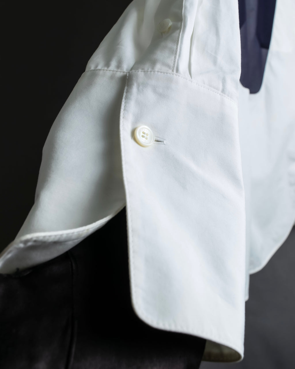 "CELINE" Combination color dress shirt