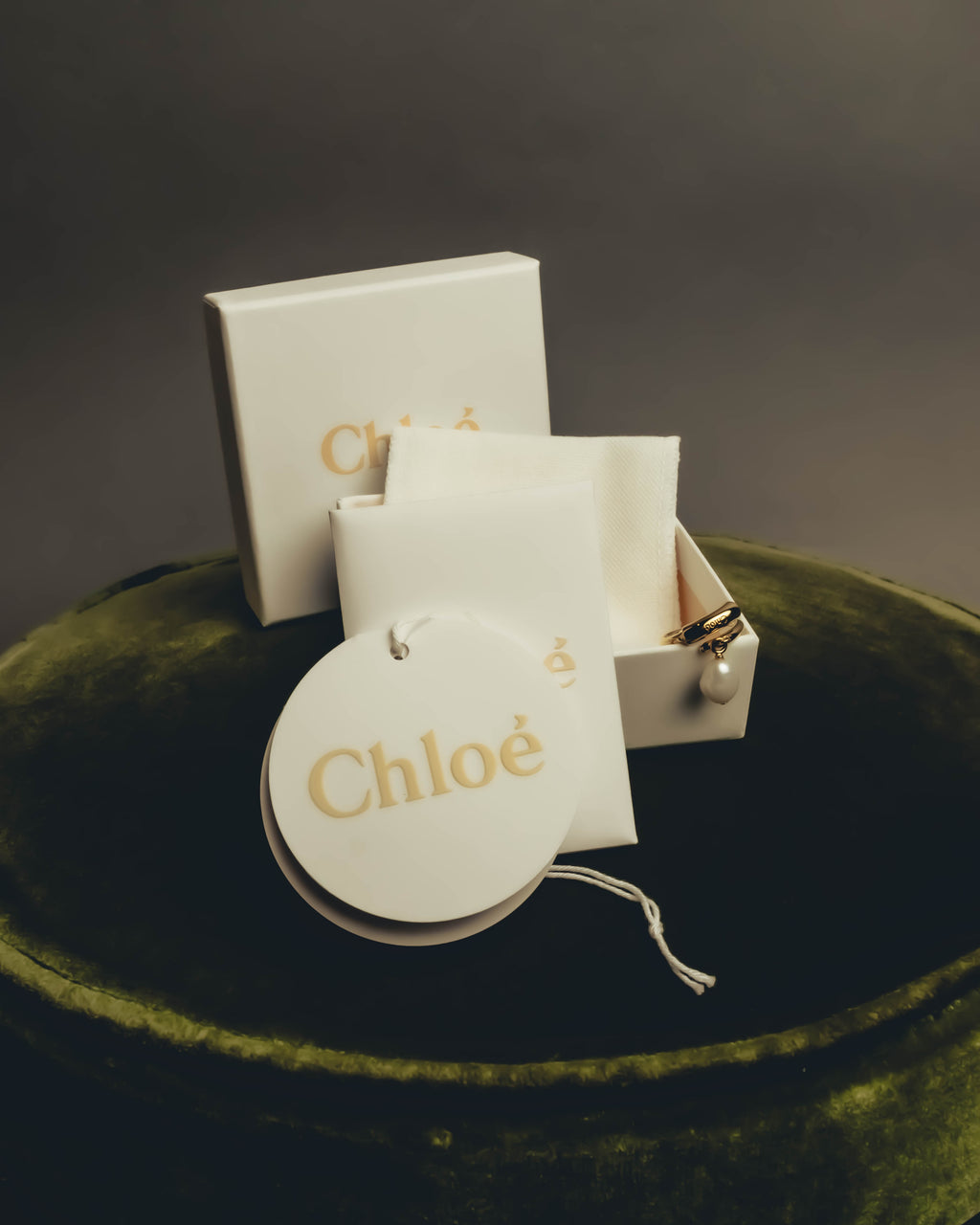 "Chloé" 2020's Pearl charm ring