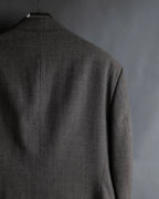 "Vintage heathered wool tailored jacket"