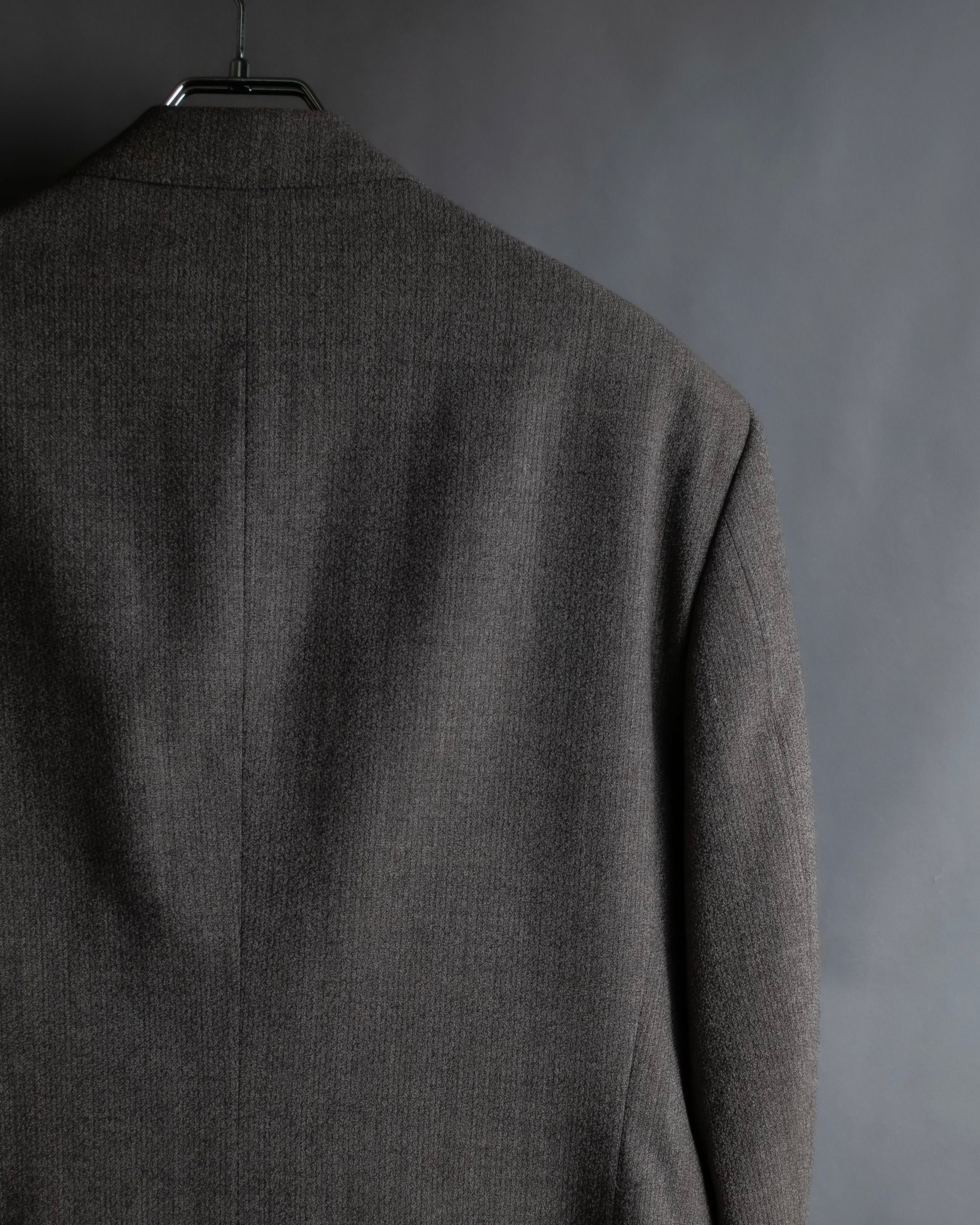 "Vintage heathered wool tailored jacket"