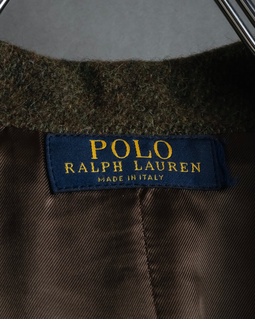 "Polo Ralph Lauren" Alpaca-blend long tailored jacket