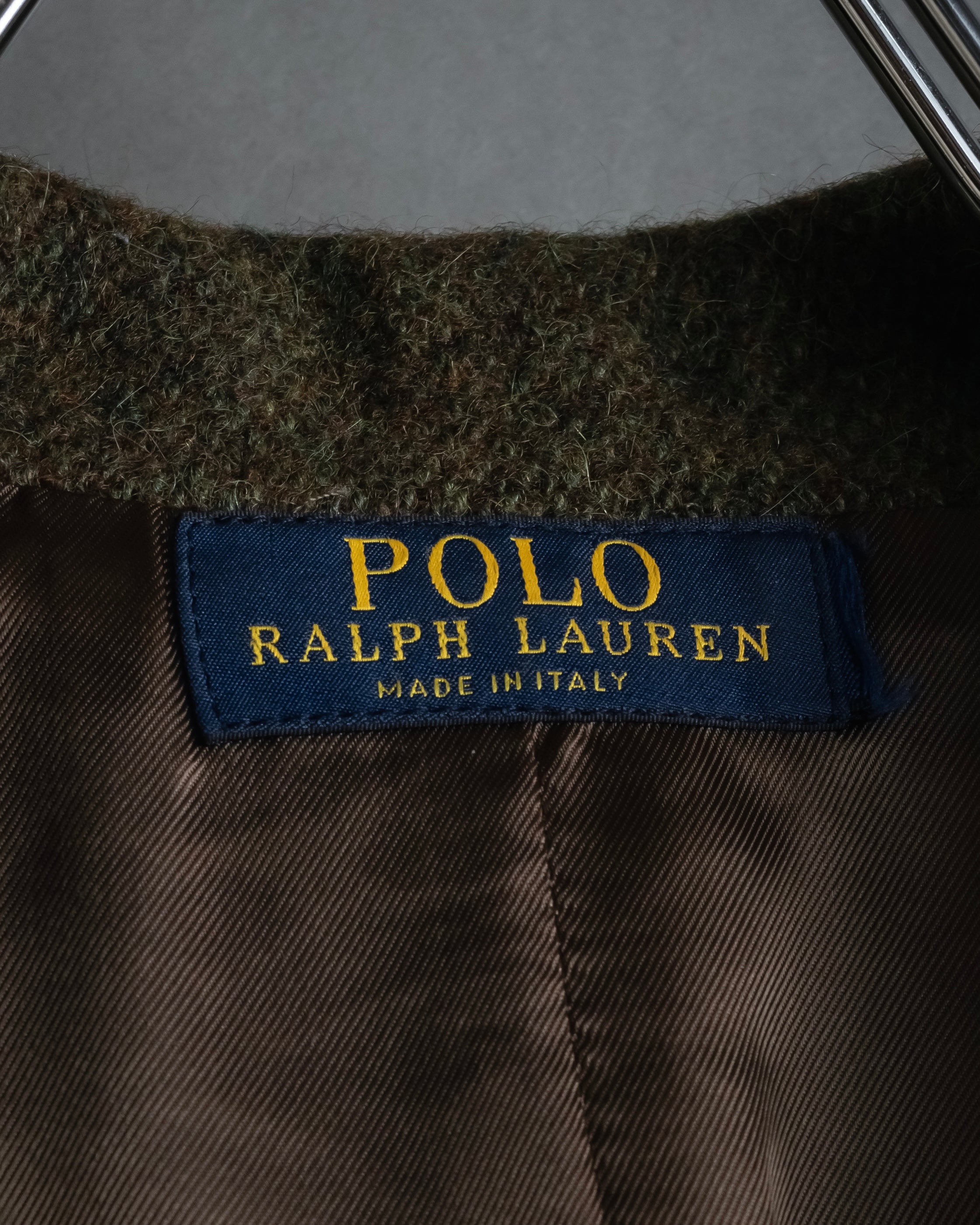 "Polo Ralph Lauren" Alpaca-blend long tailored jacket