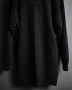 –SPECIAL– "HERMES" 90’s-00’s Double-faced reversible linen cotton cardigan