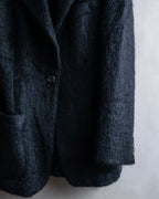 "DOLCE & GABBANA" Lightly brushed shaped tailored jacket