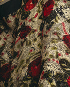 "Christian Dior" 80's-90's Floral paisley patterned large scarf