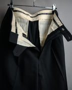 “GAULTIER objet HOMME” 90’s Two tuck wide trousers