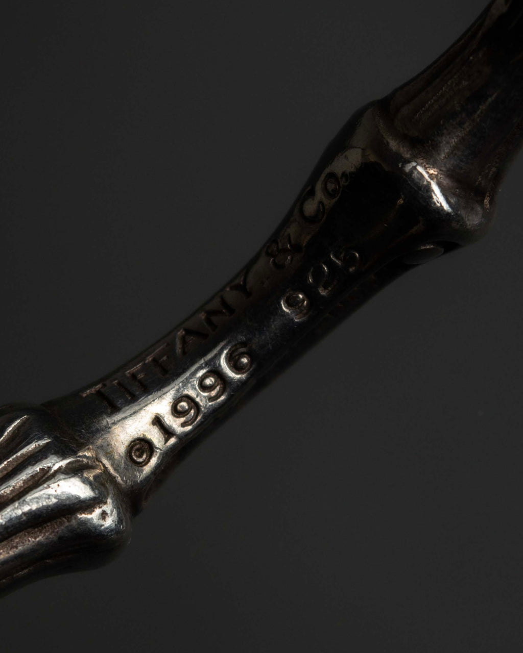 "Tiffany&Co" Bamboo motif design silver 925 bangle