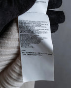 "MAISON MARGIELA" 18AW Ribbed shaped V-neck knit