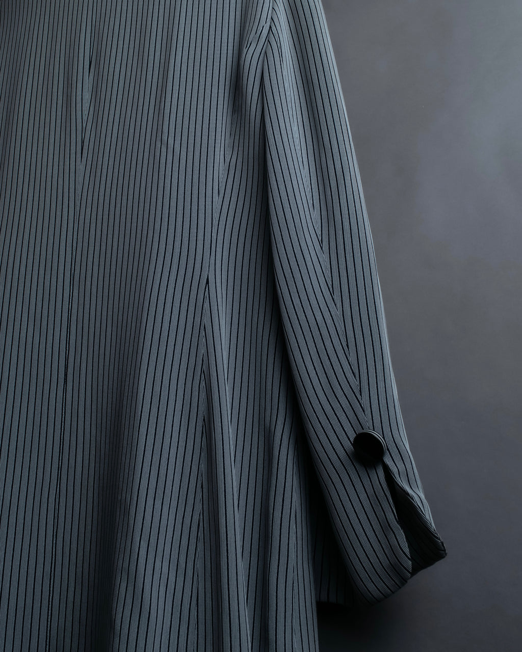 "Christian Dior" Pinstripe collarless jacket