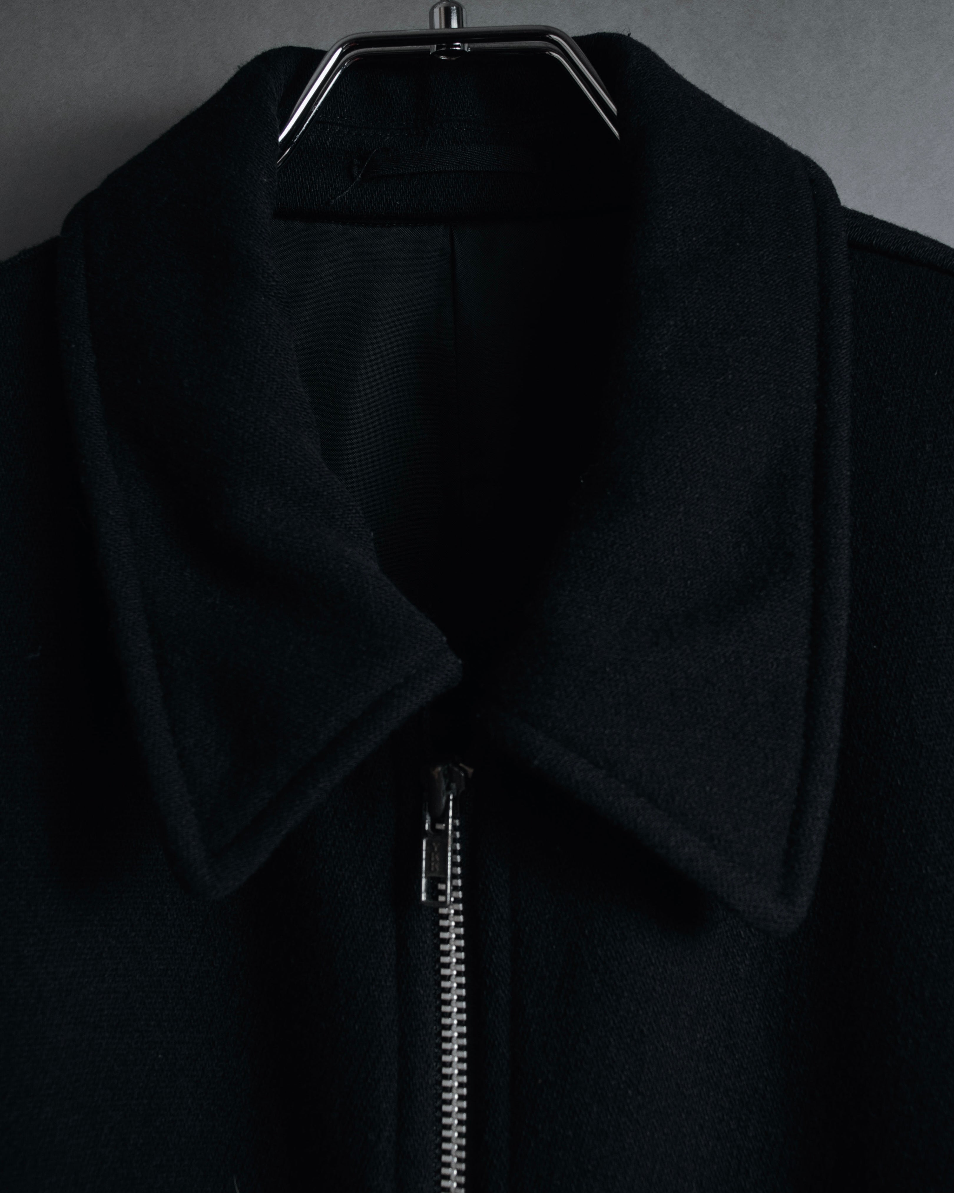 "COMME des GARÇONS HOMME"
96AW Thick wool zip-up coat