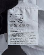 "COMME des GARCONS HOMME PLUS" 15SS Ripped cutting design cotton shirt