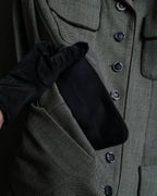 "Christian Dior" Flap pocket detail military tailored jacket
