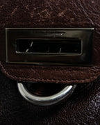 "Ferragamo" Marissa gancini motif hand bag