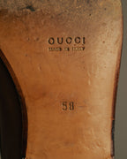 “GUCCI” 70’s-80’s Horsebit leather loafers