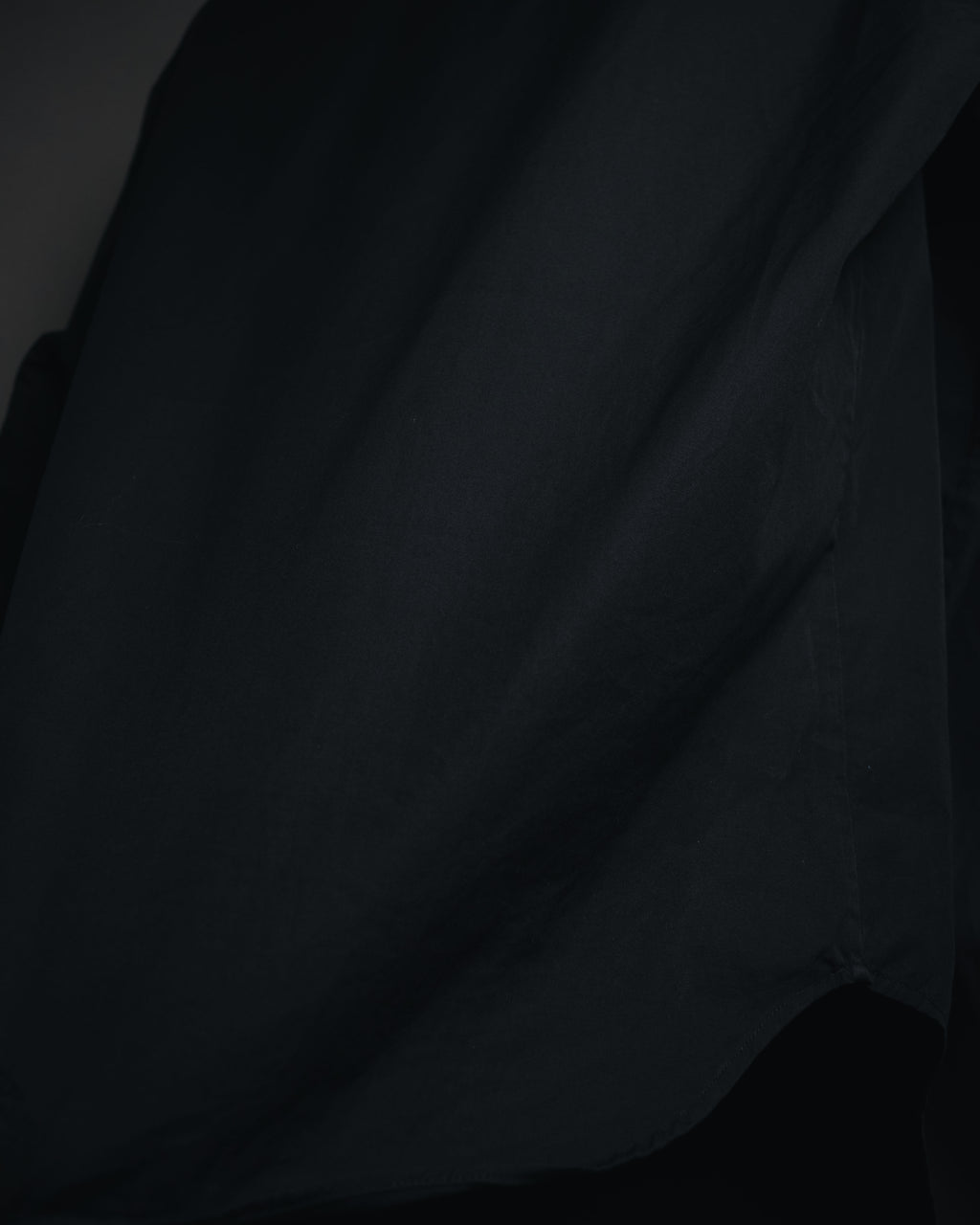 "Maison Margiela" 2017SS minimal fly-front shirt