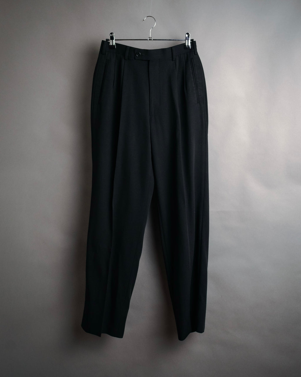 “GAULTIER objet HOMME” 90’s Two tuck wide trousers