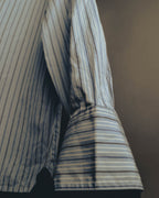 -SPECIAL- "Maison Margiela" 20AW Conceptual double button striped shirt