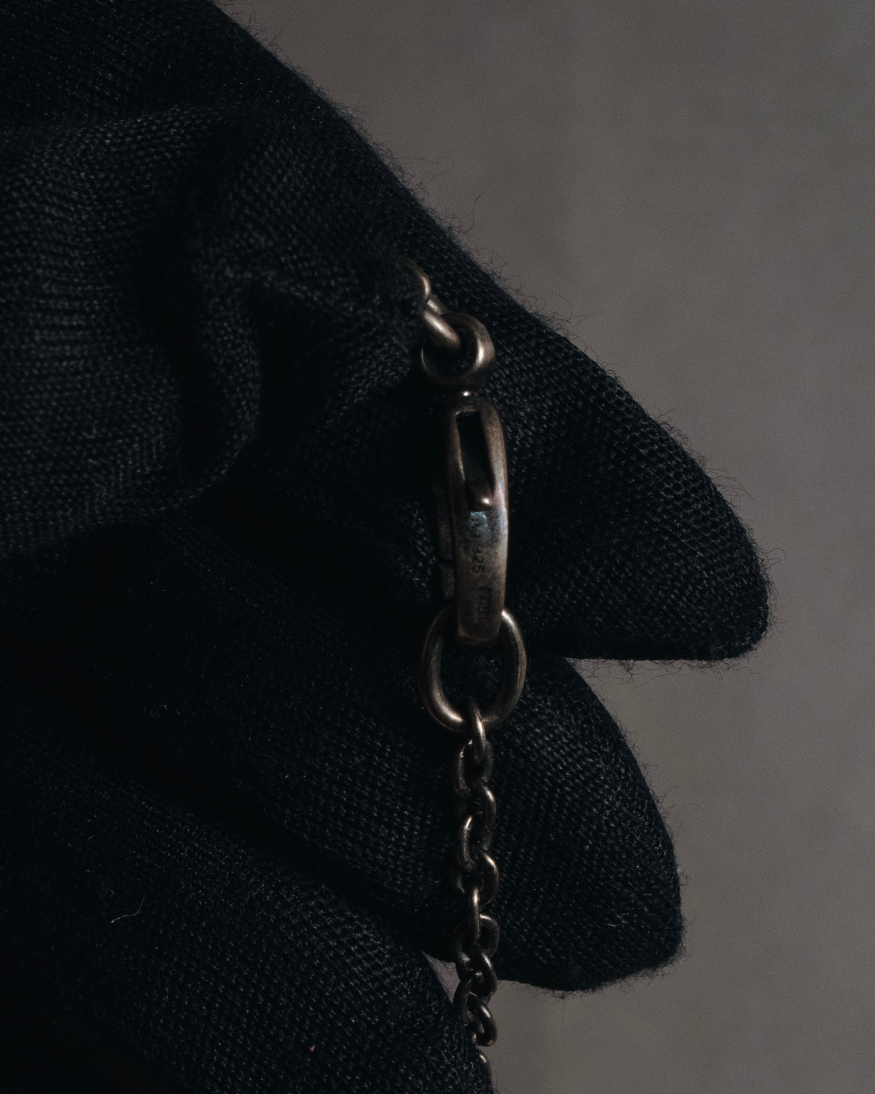 "GUCC" 2016-21 年龄纯银老虎头吊坠项链