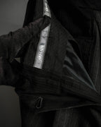 "ARMANI COLLEZIONI" Classic Italian tailoring stripe pattern set up