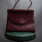 "Cartier" Jewelry inspiration bordeaux color trapezoid hand bag