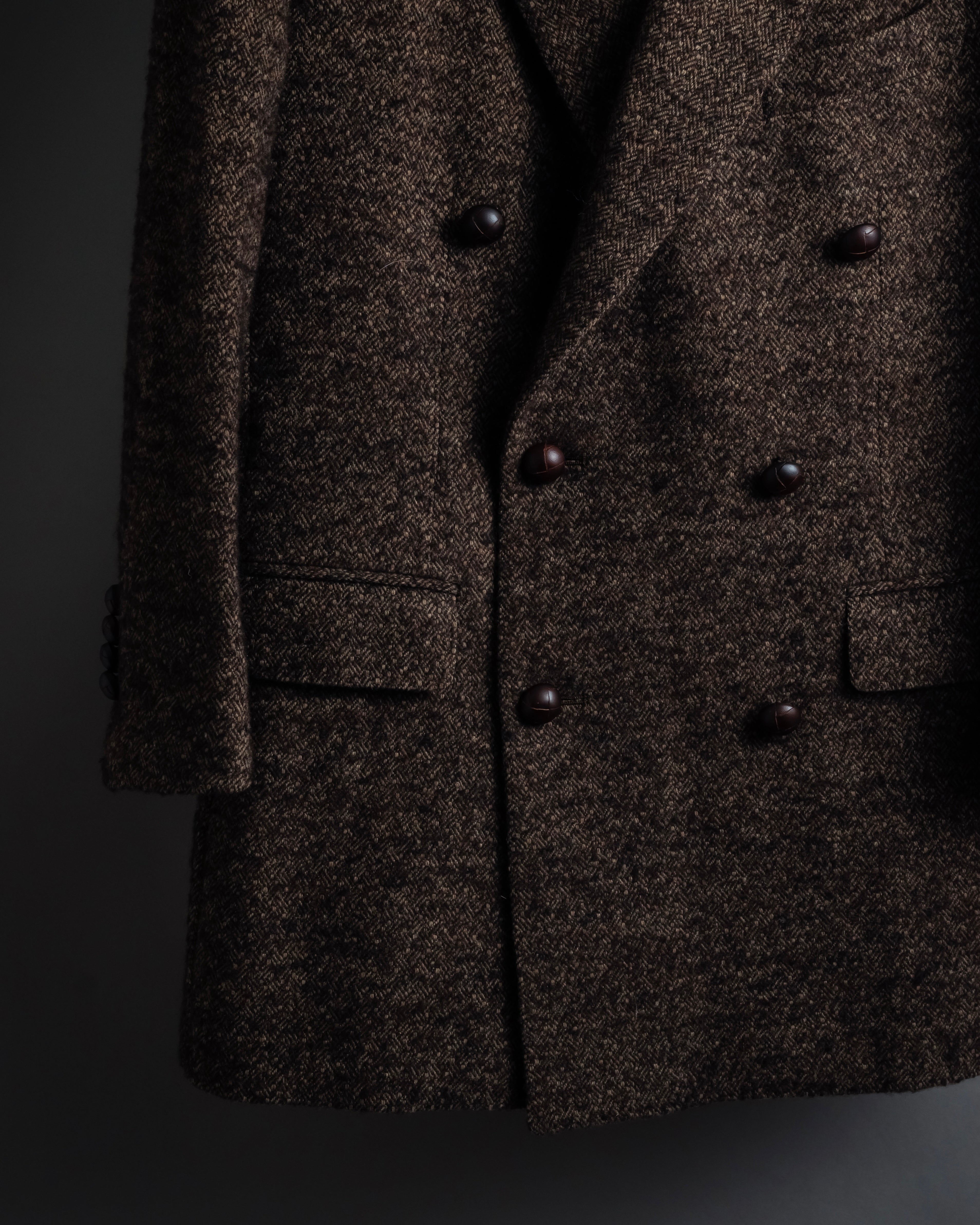 TAGLIATORE (タリアトーレ) - ダブルブレスト ミックスツイード