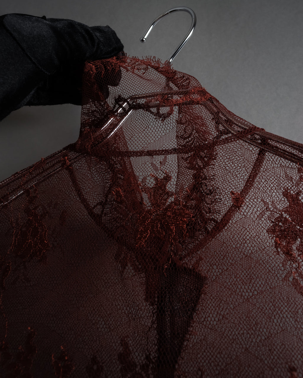 -SPECIAL- "HERMES" 00's Jean-Paul Gaultier Era Engineered Lace Shirt