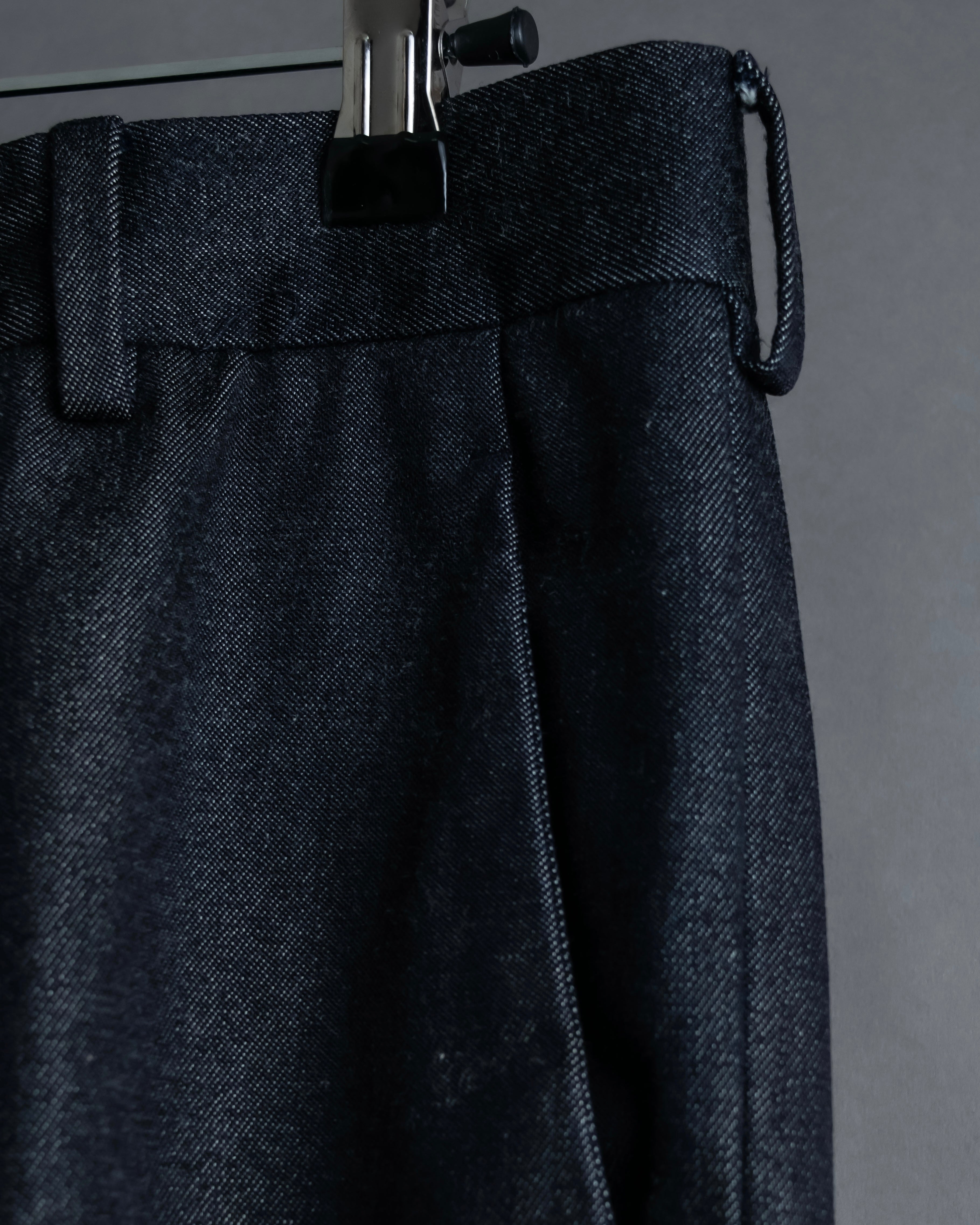 "PRADA" Wool cotton mix navy blue slacks