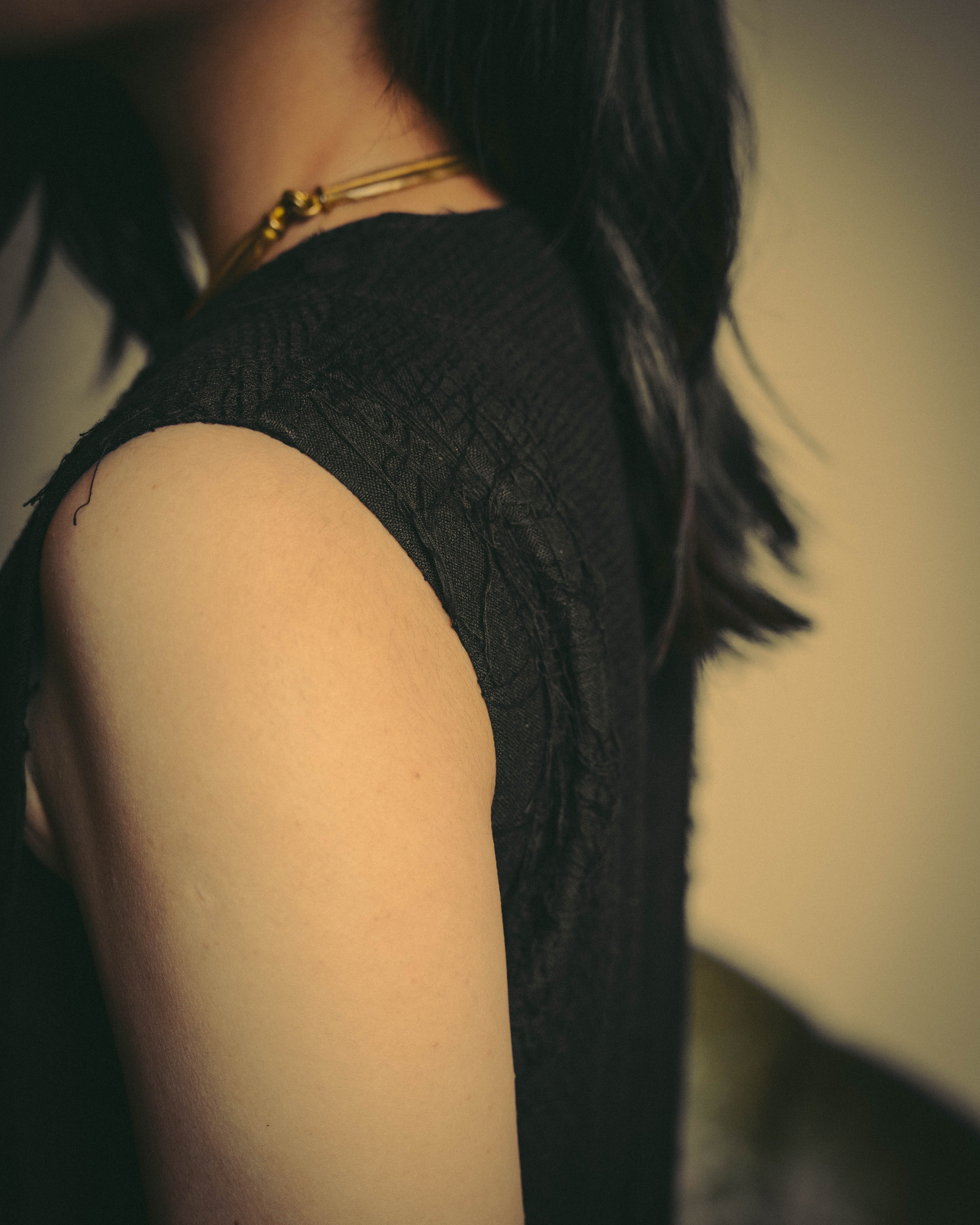 -SPECIAL- "Y's" 21SS Textured sleeveless long vest