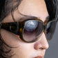 "Ferragamo" Gancini butterfly frame sunglasses