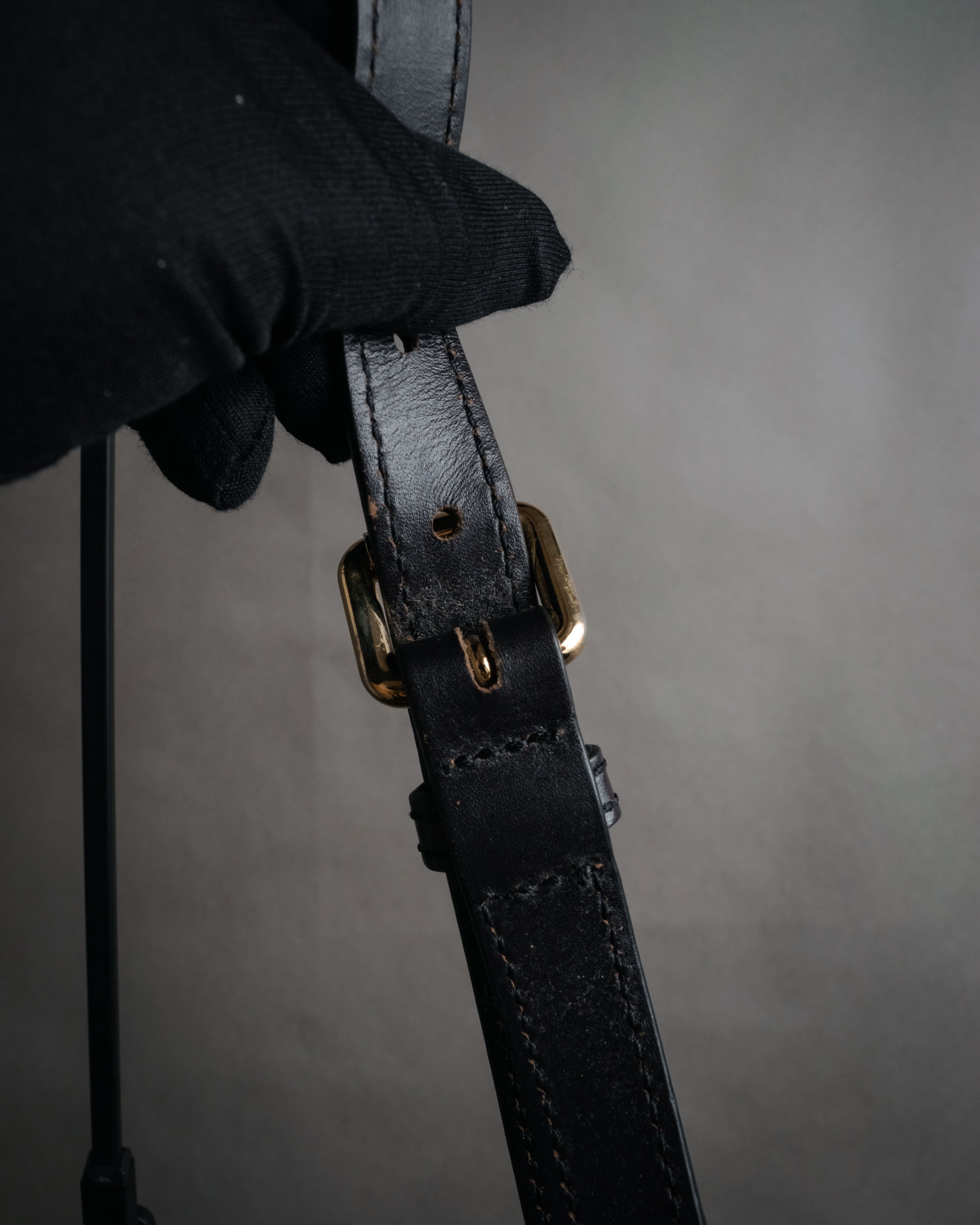 “BURBERRY” 2010’s Brogue tassel leather bag