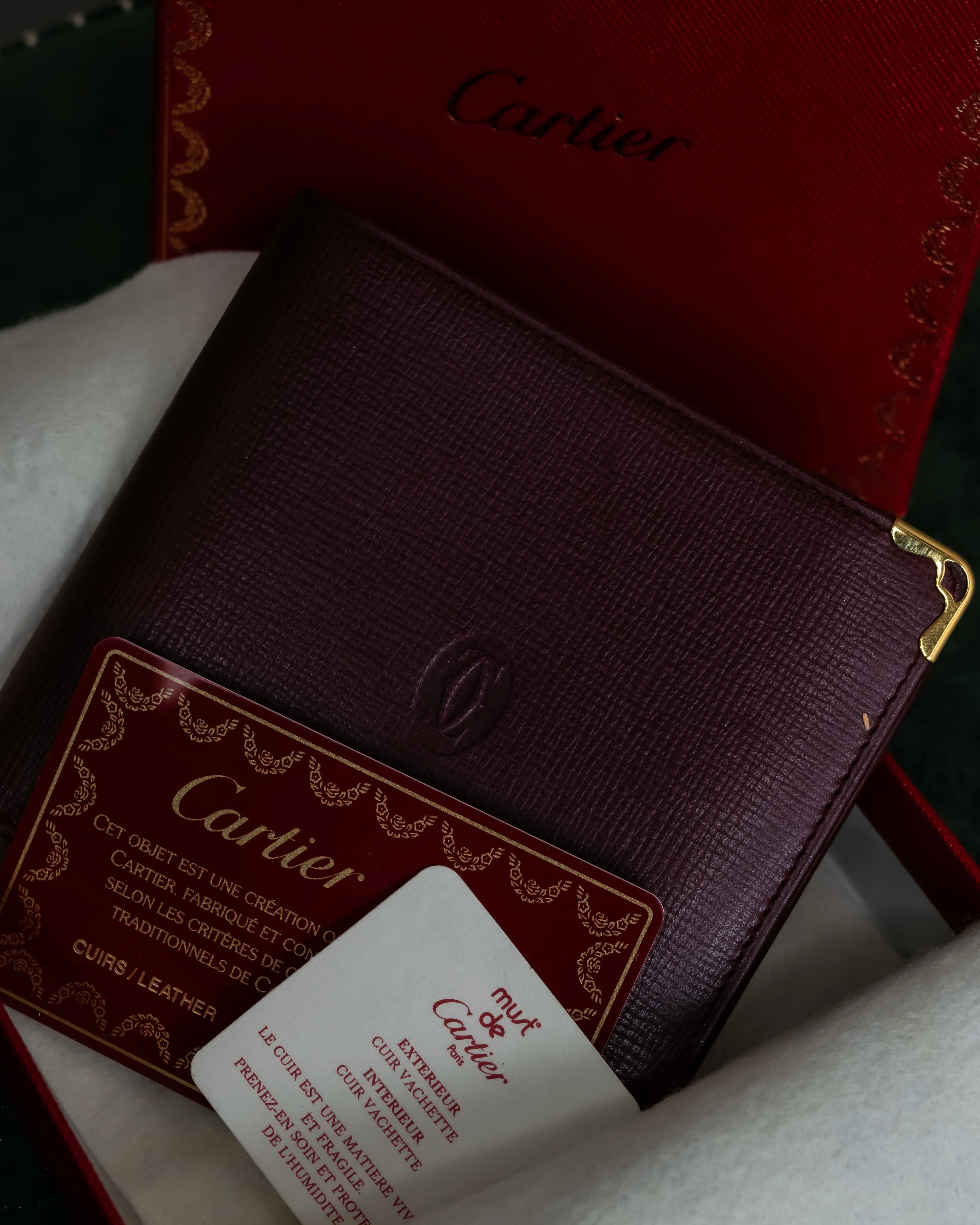 "Cartier" Les Must de Cartier bi-fold leather wallet