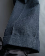 "PRADA" Wool cotton mix navy blue slacks