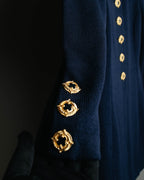 "MARIE GRAY" 80's-90's Elegant textured knit coat