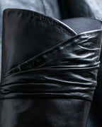 "PRADA" Shirred mode stylelong boots