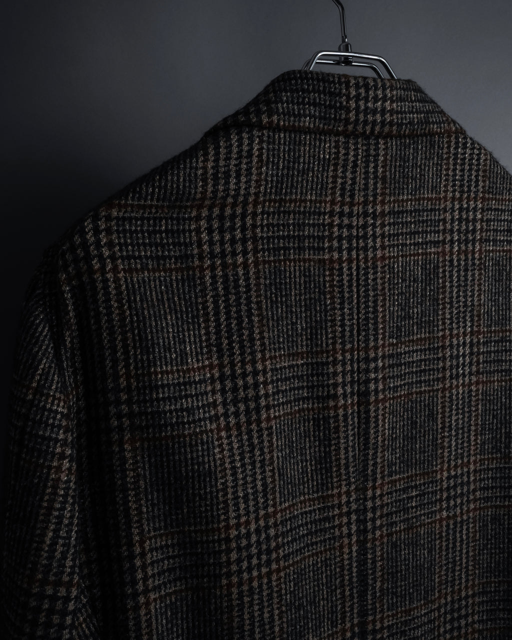 "Ernesto" Glen plaid flannel tailored jacket
