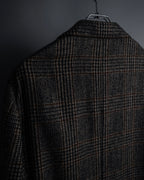 "Ernesto" Glen plaid flannel tailored jacket