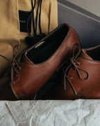 "BURBERRY LONDON" 00's-10's Sleek leather lace-up derby shoes