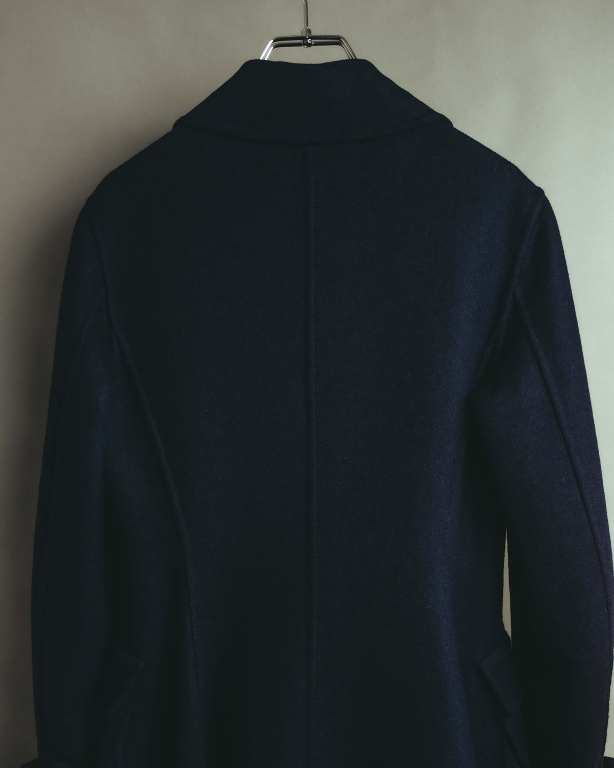 -SPECIAL- “Christian Dior” 2017 AW Navy double breasted A line long coat