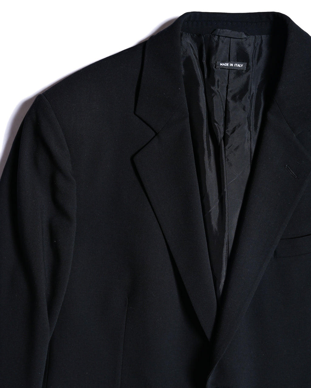 GIORGIO ARMANI/ Single Breasted 2B Pure Wool Tailored Jacket
Black
