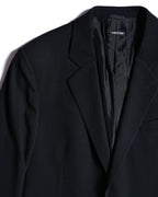 GIORGIO ARMANI/ Single Breasted 2B Pure Wool Tailored Jacket
Black