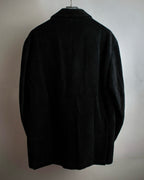 "BURBERRY" Thick wale corduroy oversized tailored jacket