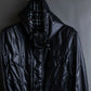 "BURBERRY Black Label" Checked nylon gather hooded blouson