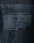 "PRADA" Waist shaped zipper jacket