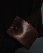 –SPECIAL– "HERMES"
00’s Transformable leather-trim viscose shirt