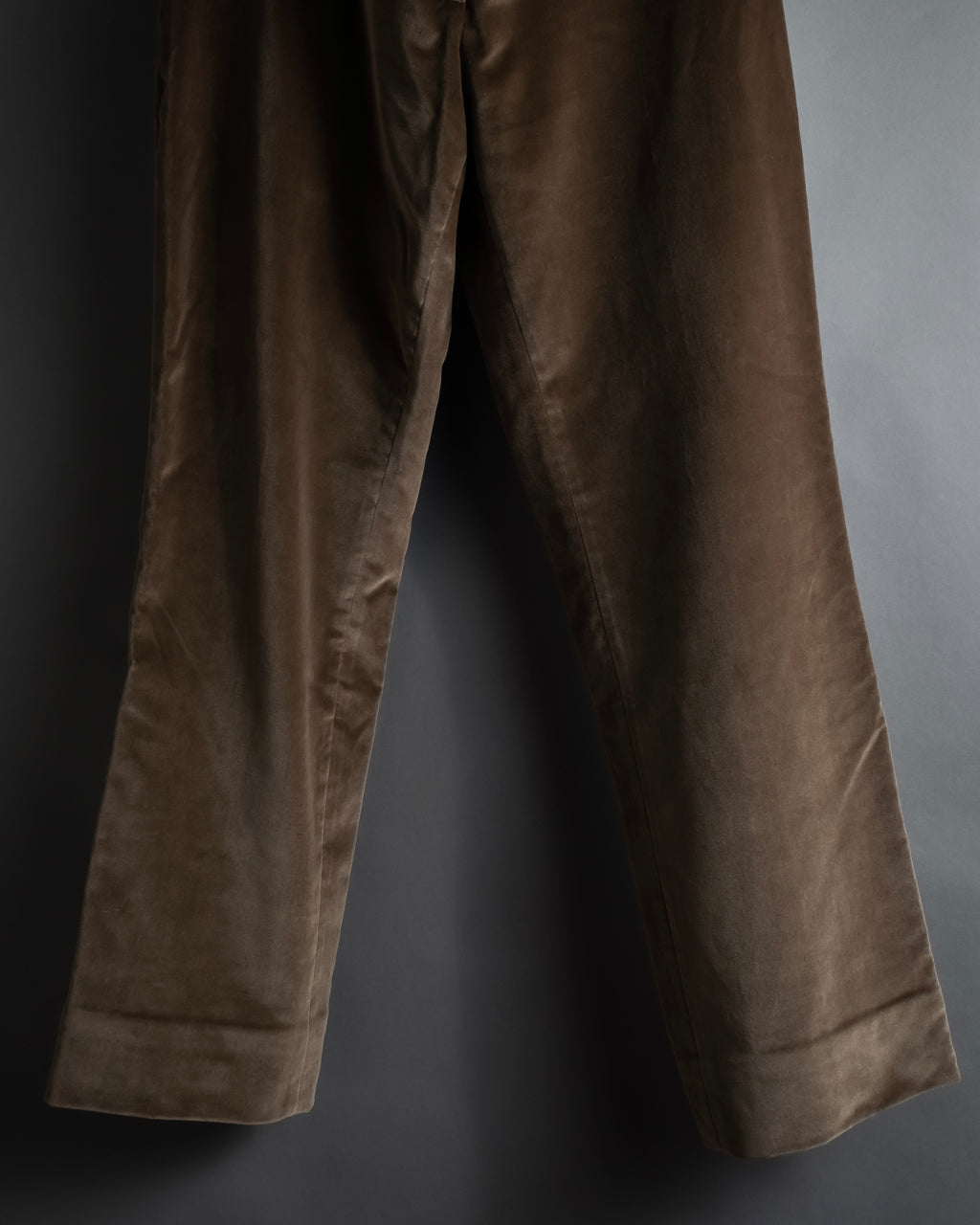 "CELINE" 1999-2003 low-rise flared stretch slacks