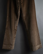 "CELINE" 1999-2003 low-rise flared stretch slacks