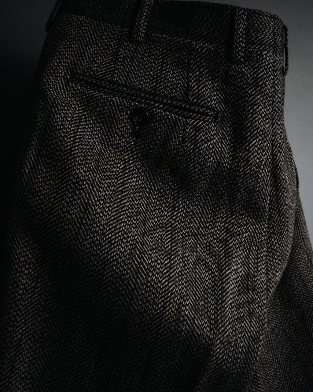 "Burberrys" 90’s Herringbone tweed wool suit set