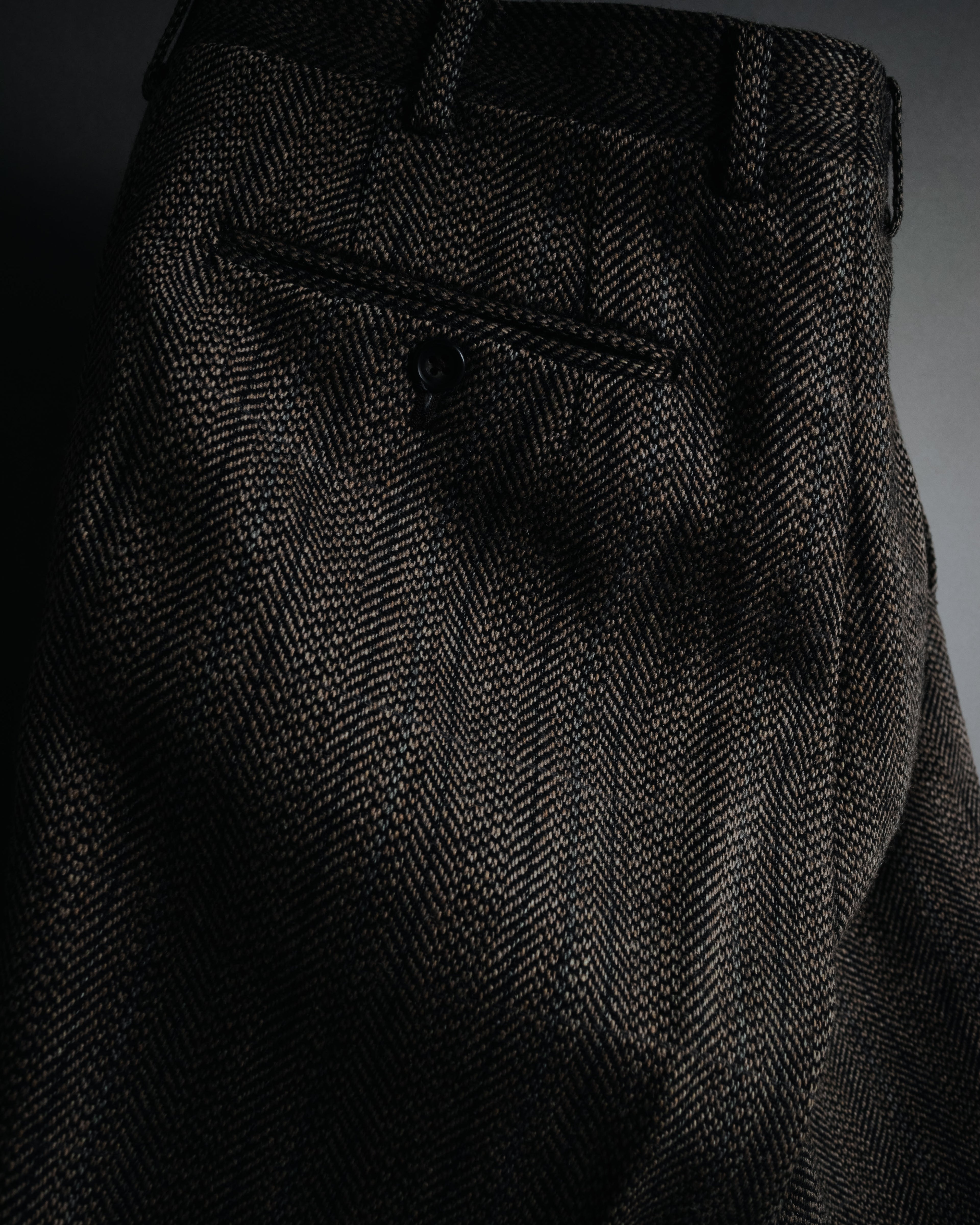 "Burberrys" 90’s Herringbone tweed wool suit set