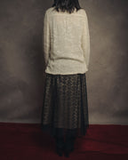 -SPECIAL- “CHANEL” 99’s Sheer fancy tweed safari jacket